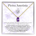 Collana con Pietra Ametista - Argento Sterling 925
