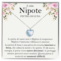 Collana Pietra di Luna in Argento Sterling 925 - A mia nipote