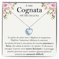 Collana Pietra di Luna in Argento Sterling 925 - A mia cognata