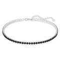 Bracciale Tennis Nero in Argento Sterling 925
