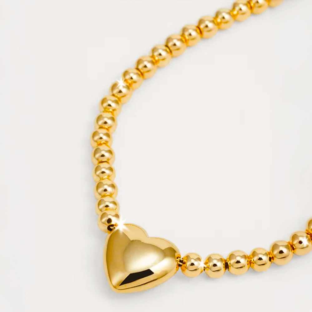 Bracciale Donna in Argento Sterling 925 - Con catena di cuori