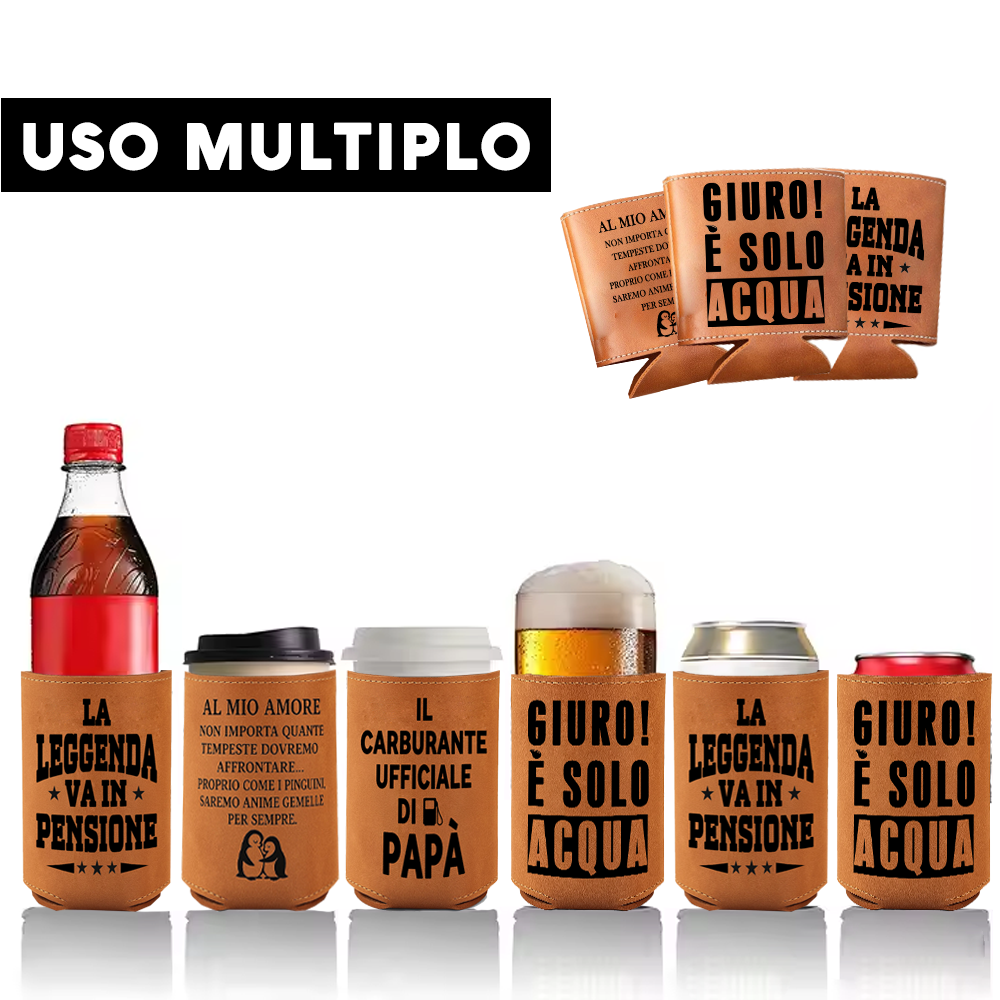 Raffredda Lattina Ecopelle Sintetica Marrone - Giuro! è solo Acqua