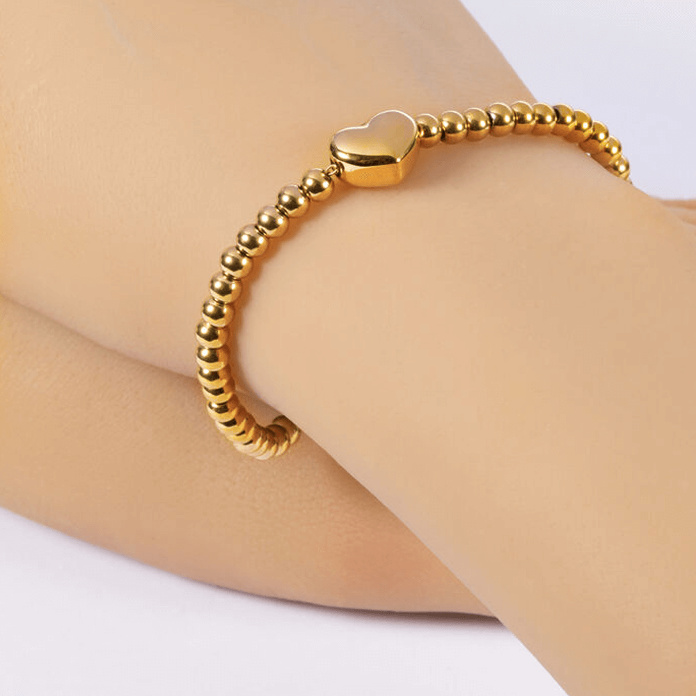 Bracciale Donna in Argento Sterling 925 - Con catena di cuori