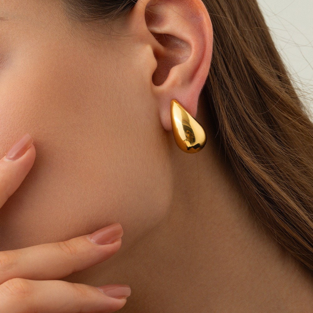 Orecchini a Goccia in Acciaio chirurgico - A mia Moglie