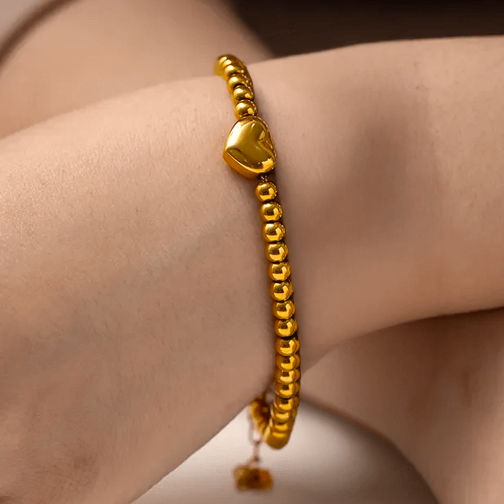 Bracciale Donna in Argento Sterling 925 - Con catena di cuori