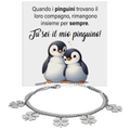 Bracciale Quadrifoglio - Pinguino