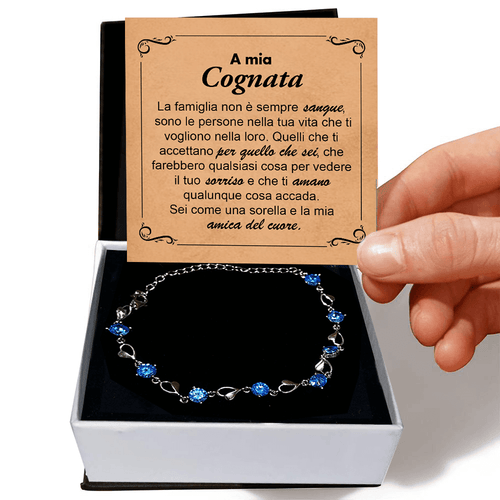 Bracciale Pietre Blu - A mia Cognata