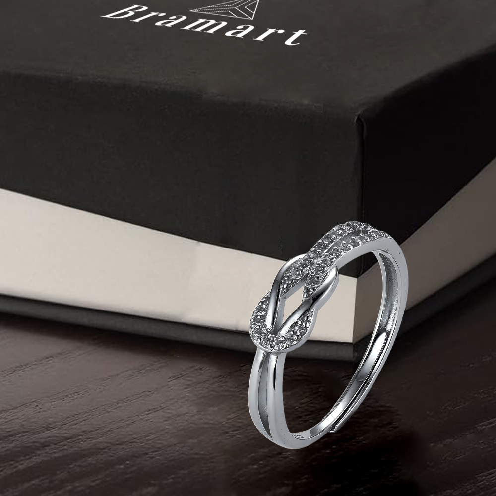 Anello Nodo da Donna in Argento Sterling 925 - Alla mia damigella
