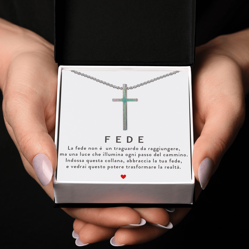 Collana Croce Multicolor - Fede.