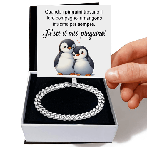 Bracciale Cubano - Pinguino