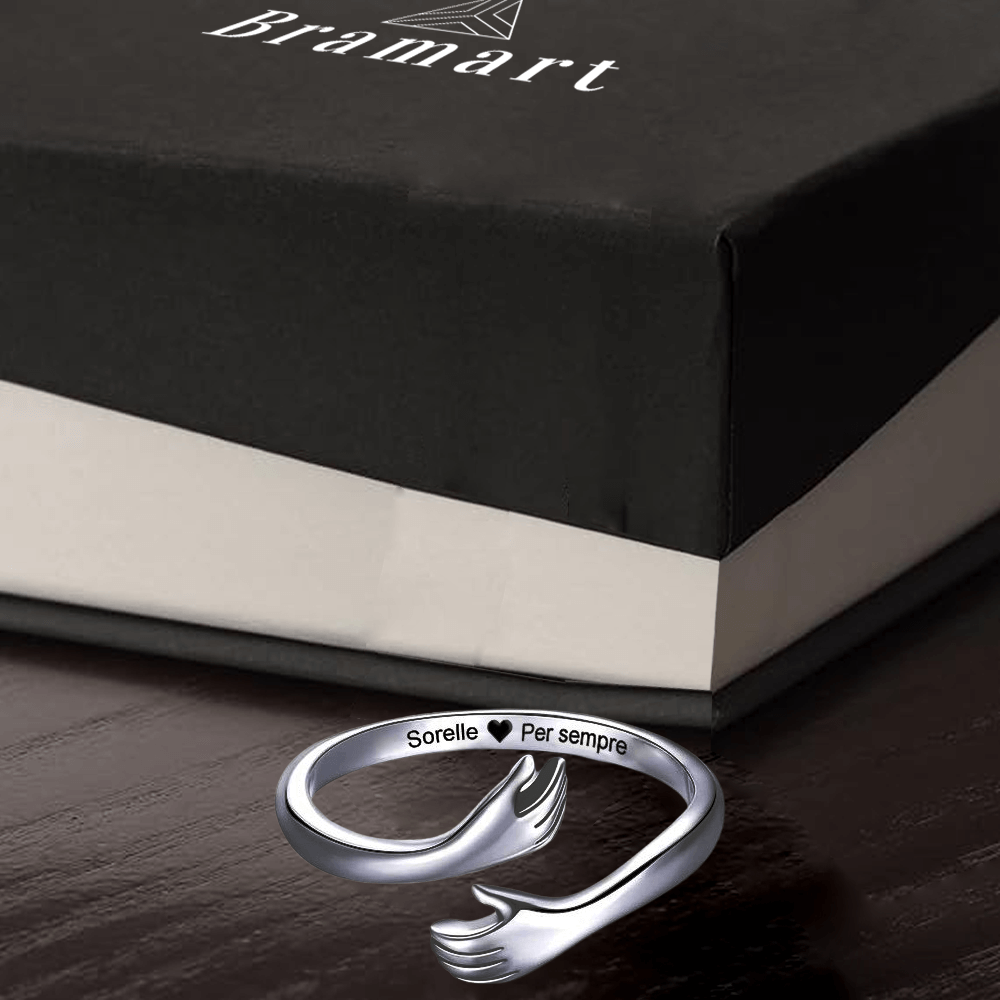 Anello da Donna in Argento Sterling 925 - Sorelle Per Sempre