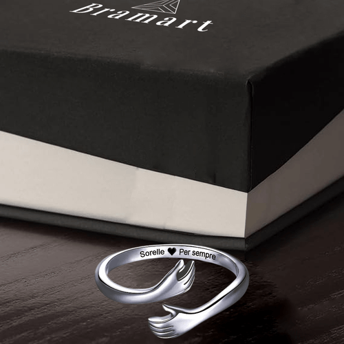 Anello da Donna in Argento Sterling 925 - Sorelle Per Sempre