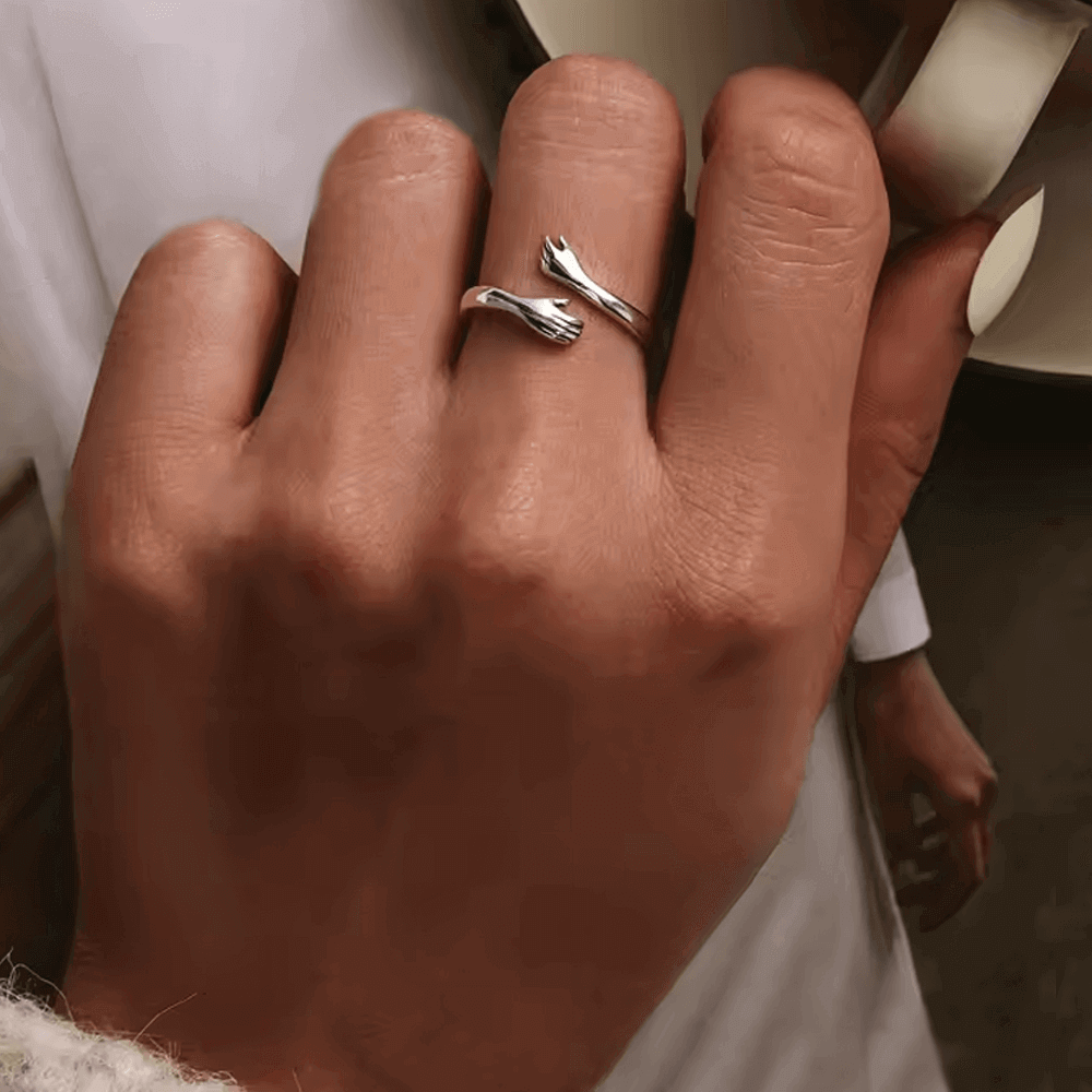 Anello da Donna in Argento Sterling 925 - Amiche per Sempre