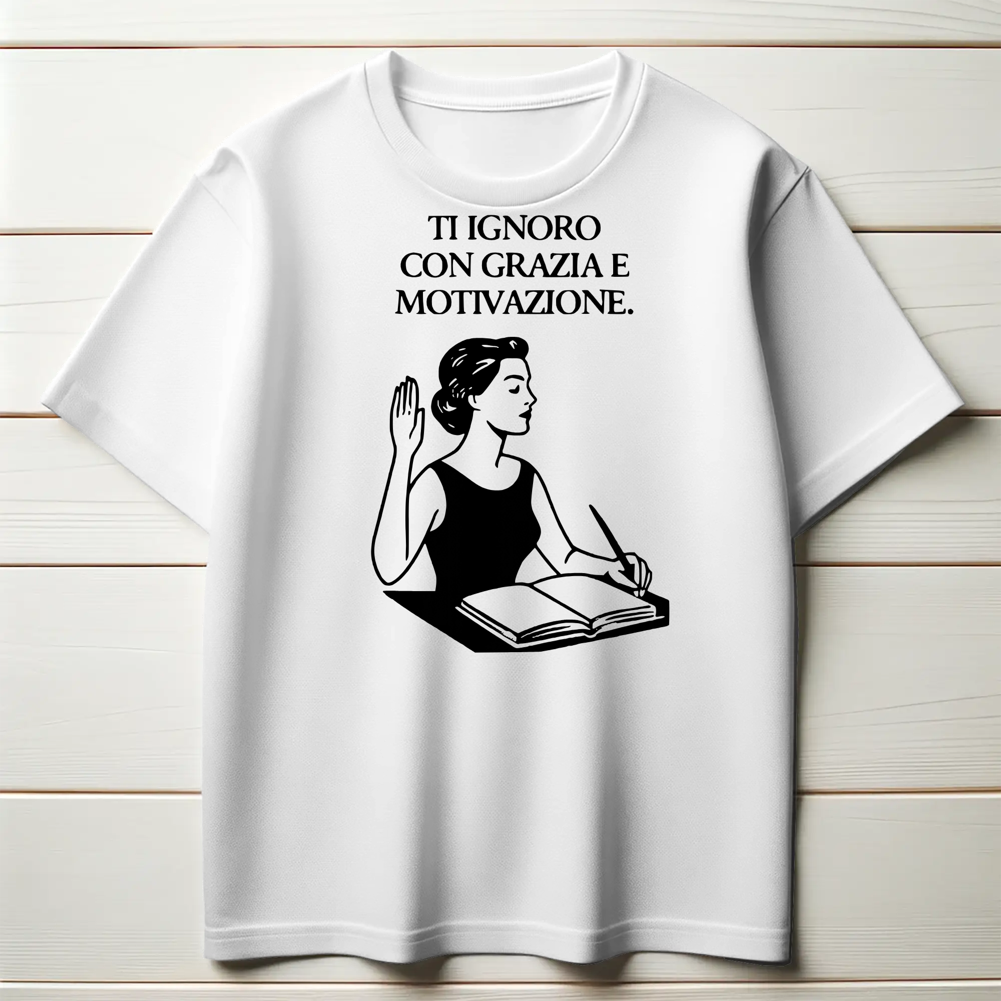 Ti ignoro con grazia e motivazione.