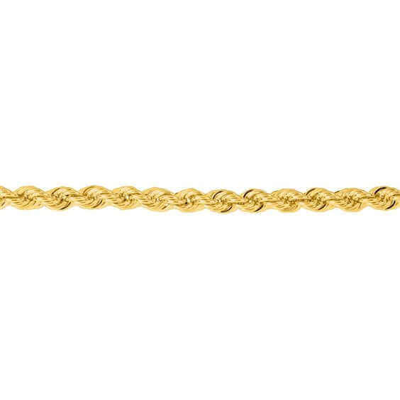 Bracciale Uomo - Corda Oro in Argento Sterling 925