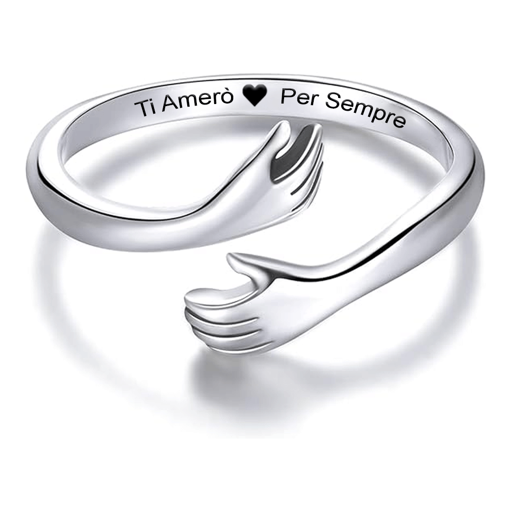 Anello da Donna in Argento Sterling 925 - Ti Amerò Per Sempre