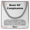 Collana Uomo - Compleanno 40 anni.